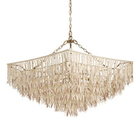 Josephine 44" Mother of Pearl Natural Large Chandelier
