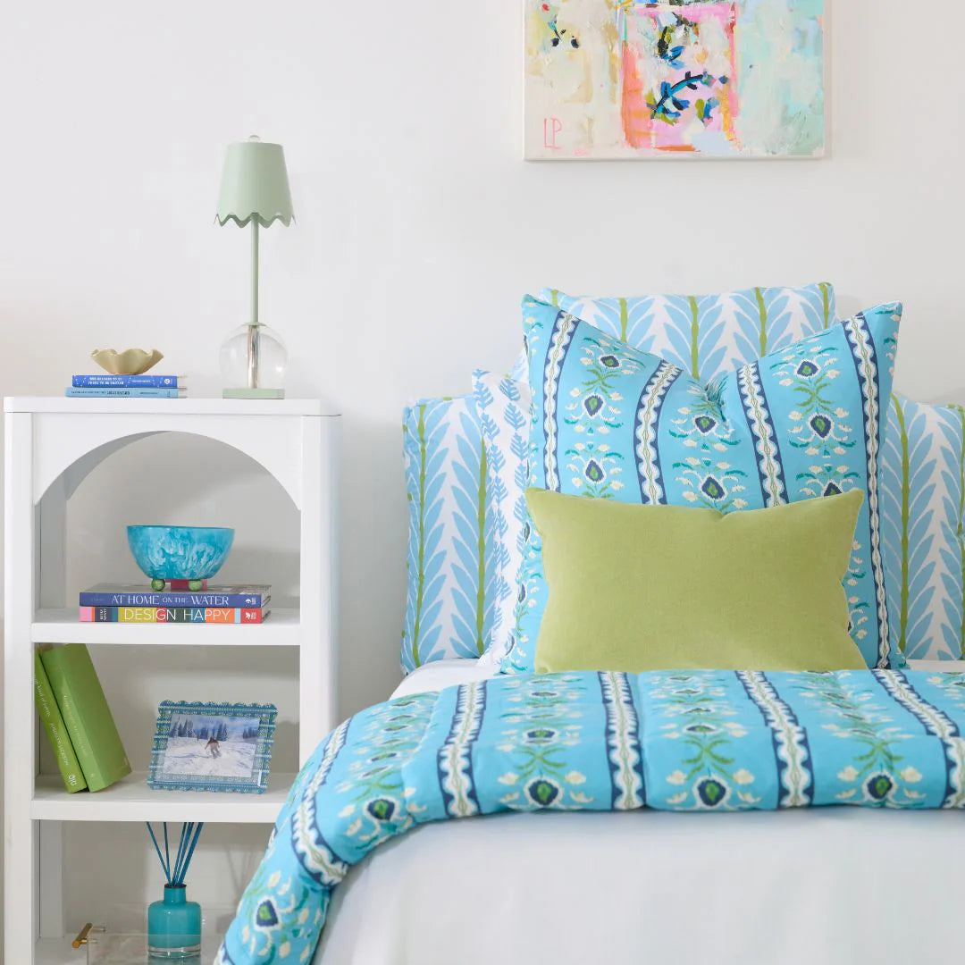 Caroline French Blue Twin XL Headboard Pillow