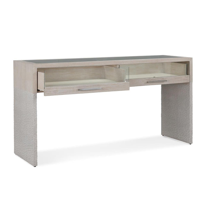 Tatum 71" Two-Drawer Lighted Console Table