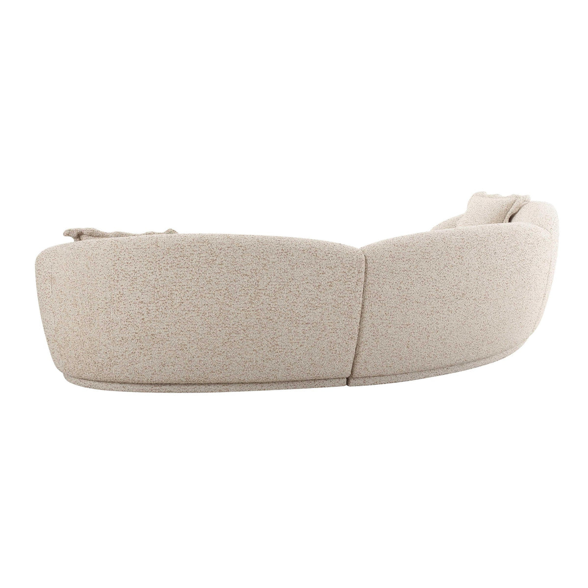 Marion 149” Two-Tone Textured Performance Boucle 6 Person Sectional