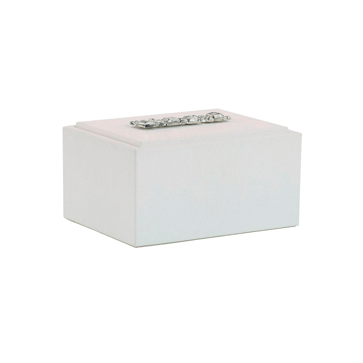 Reflect White & Silver Gemstone Box (2 Sizes Available)