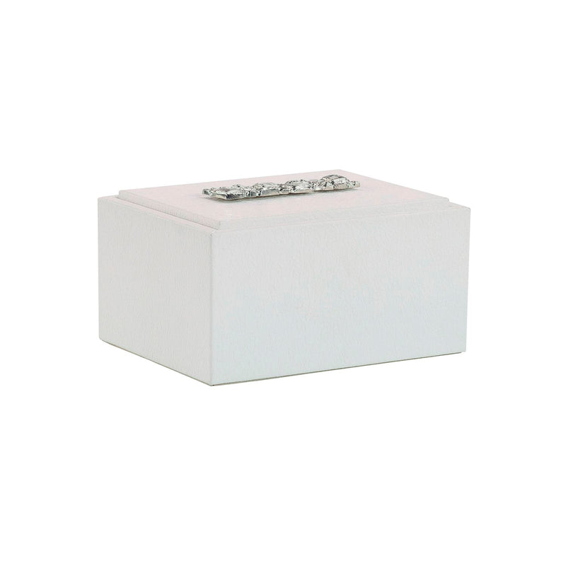 Reflect White & Silver Gemstone Box (2 Sizes Available)