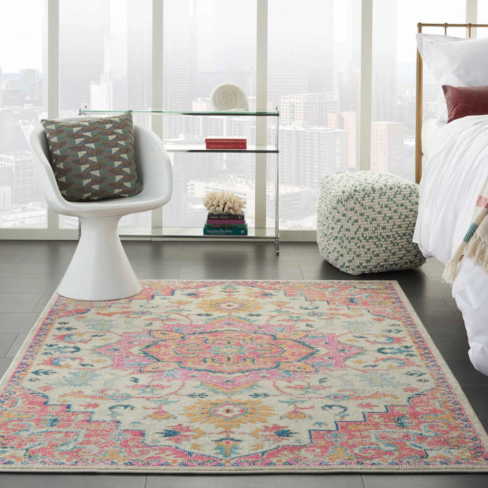 Sprout Ivory/Pink Area Rug