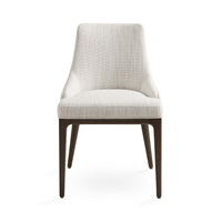 Tabitha Grey Linen & Wood Dining Chair