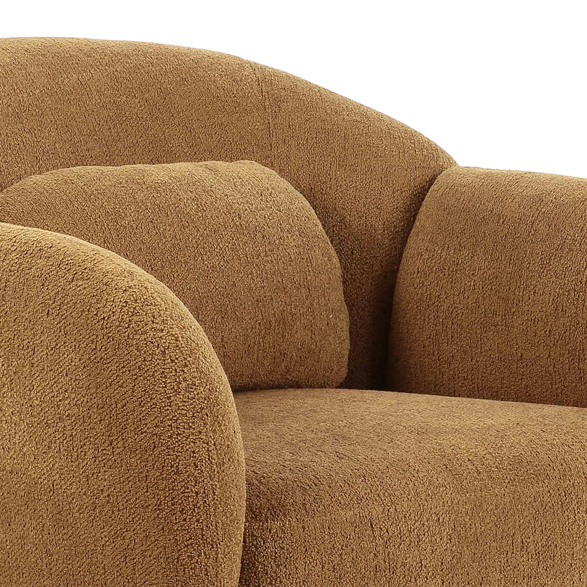 Covet Brown Performance Boucle Accent Chair