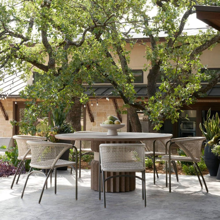 Echo Large 65" Round Outdoor Dining Table