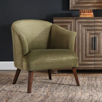 Ember Green Velvet Accent Chair