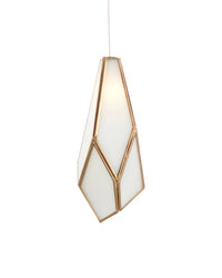 Glace White 7-Light Round Multi-Drop Pendant
