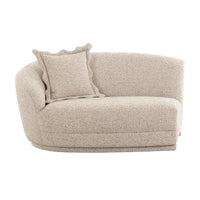 Marion 60" Two-Tone Textured Performance Boucle Loveseat - LAF