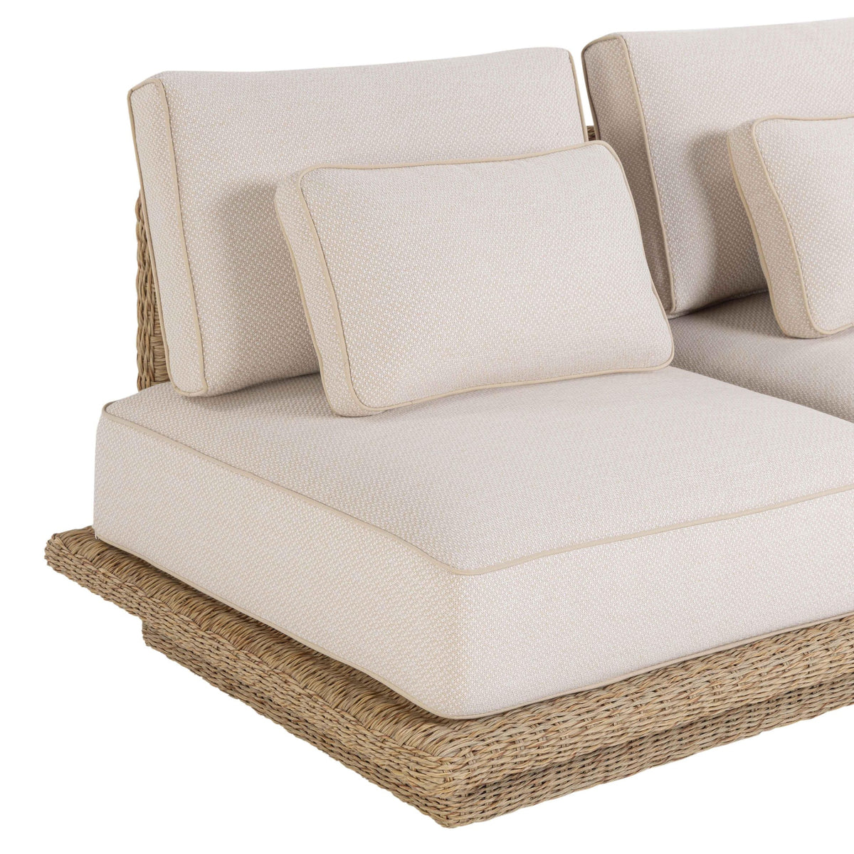 Mora 96.1" Cream Outdoor Sofa