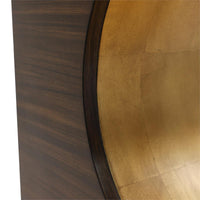 Allette Wood & Gold End Table