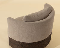 Bastille Sandbank Upholstered Swivel Accent Chair