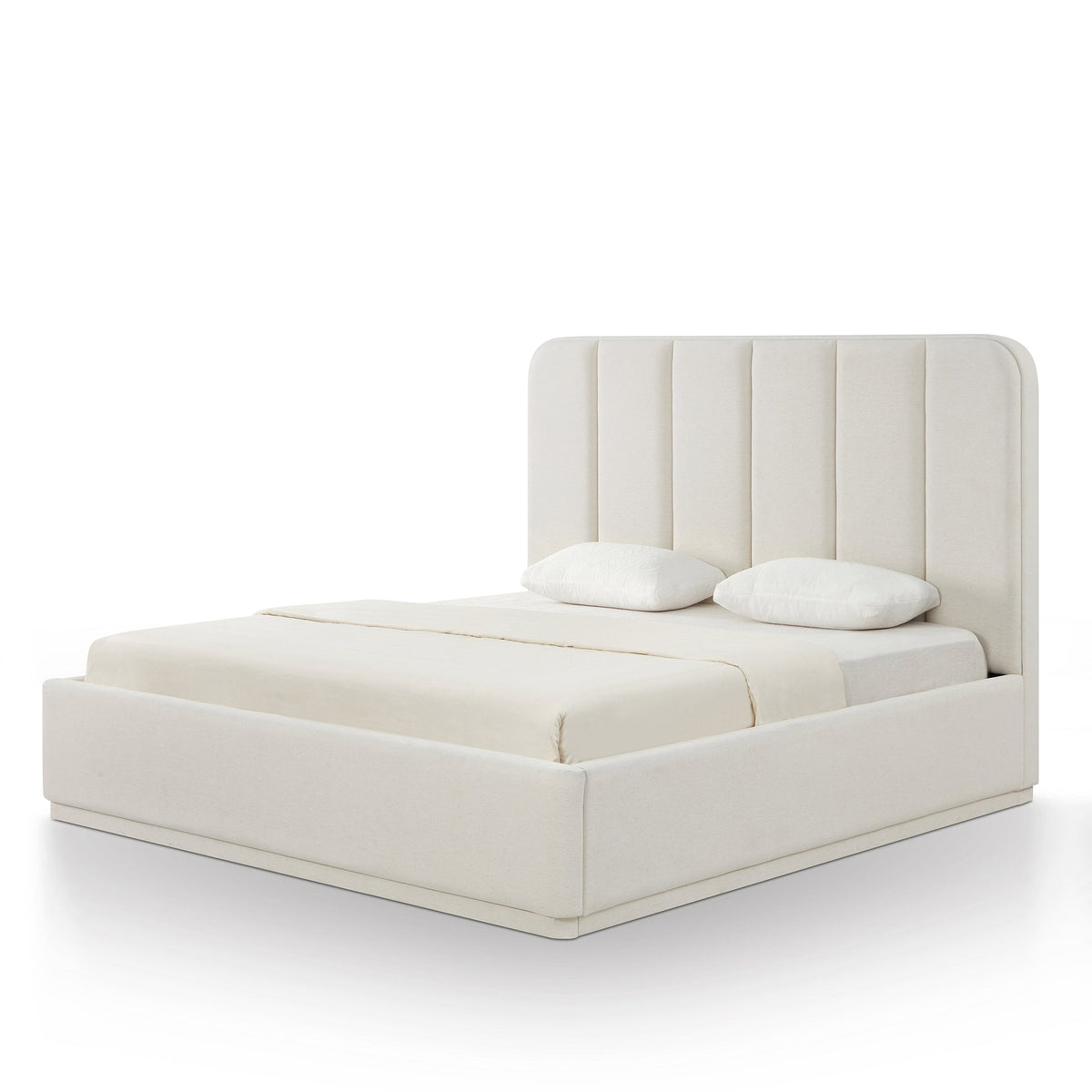 Penelope Cream Chenille Bed (2 Sizes Available)