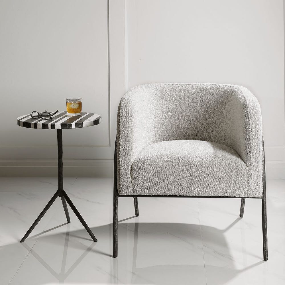 Netta Gray Accent Chair