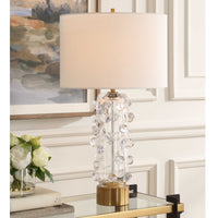 Griffin Gold & Glass Spheres Table Lamp