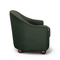 Catlyn Green Performance Velvet Accent Chair