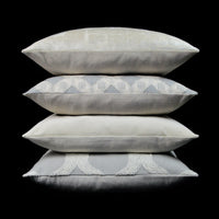 Adley Superior Quality Luxurious Silver Pillow