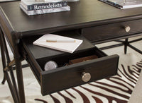 Nolita Black Sand 3 Drawer Desk