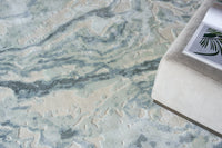 Carra Blue Modern Area Rug - Elegance Collection