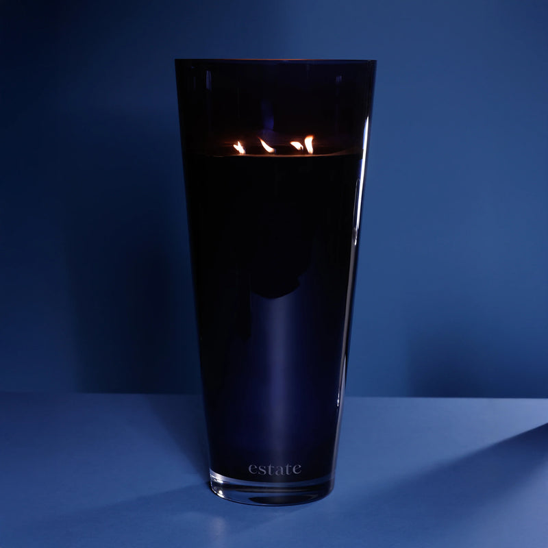 Estate Extra Large Candle - 288 oz Navy Blue/Agave (Set 0f 2)