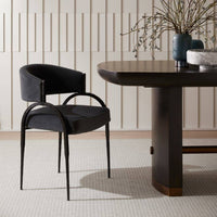 Zelise Midnight Grey Dining Chair