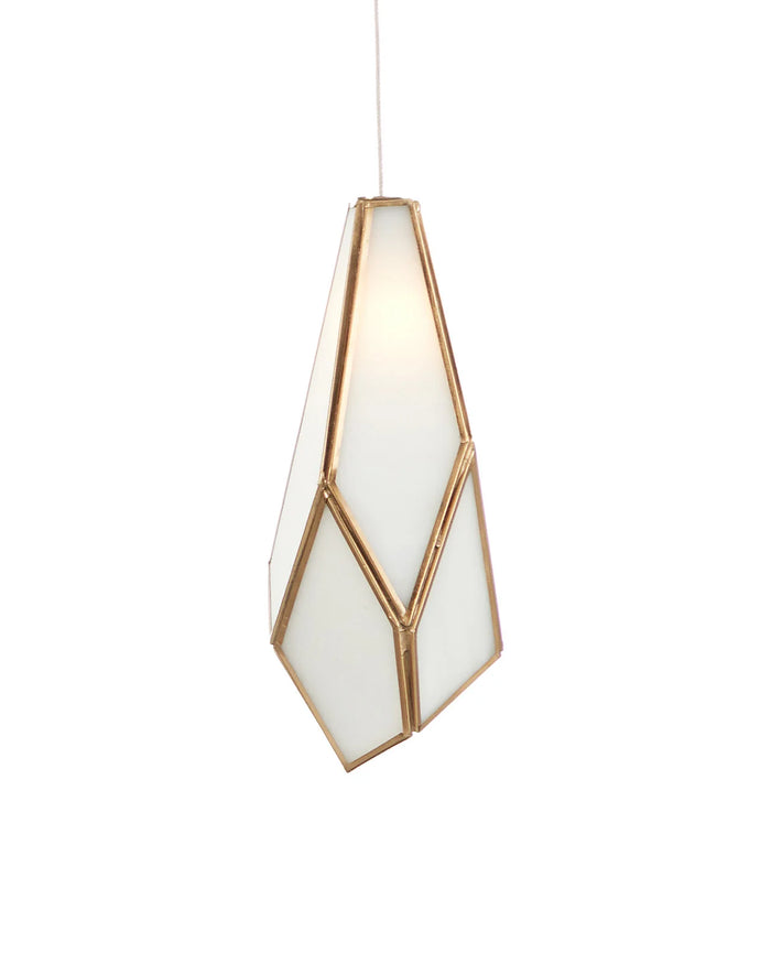 Glace White 15-Light Round Multi-Drop Pendant