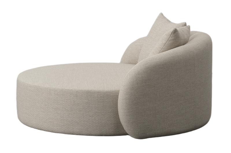 Helene Beige Outdoor Fabric Day Bed