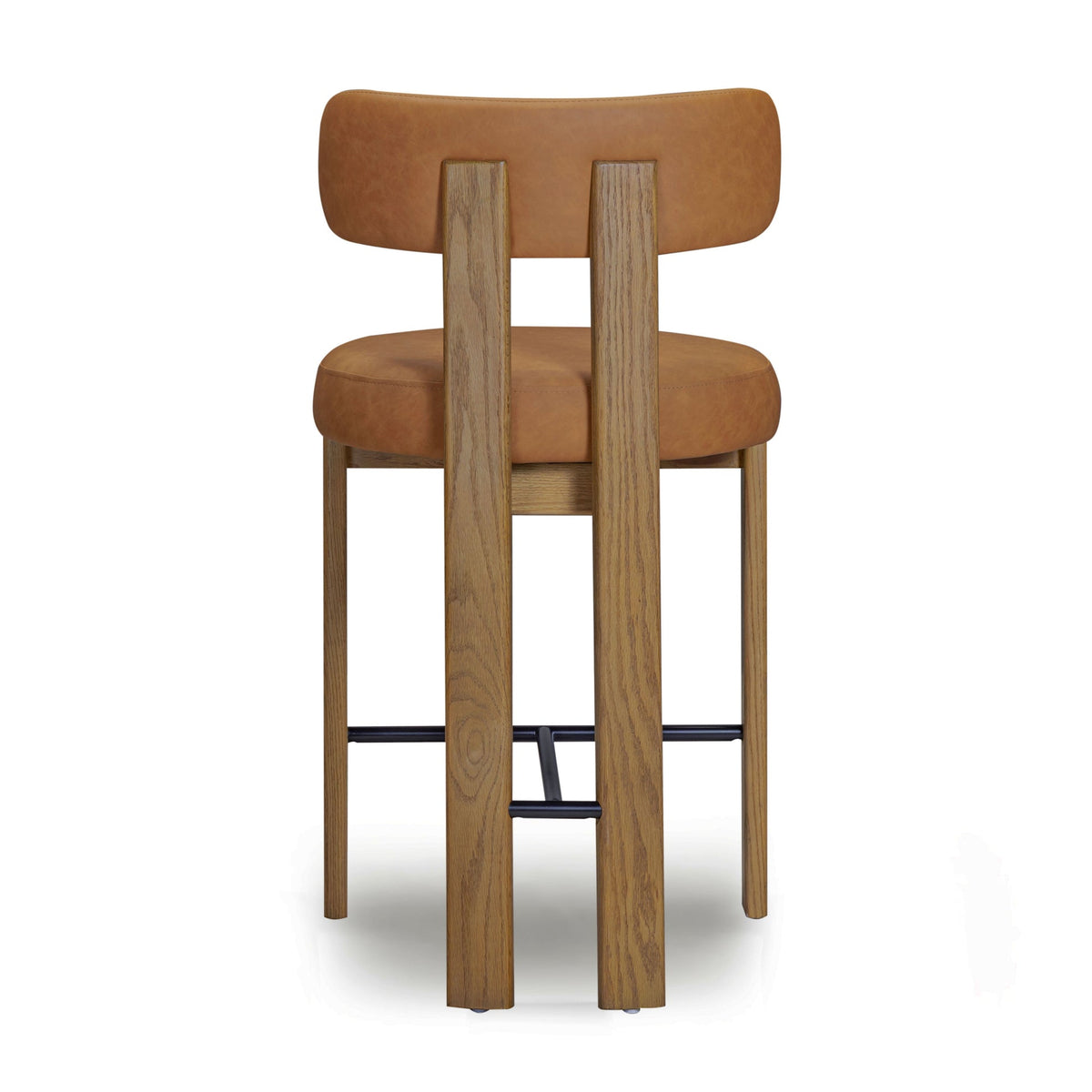 Ophelia Brown Performance Vegan Leather Counter Stool