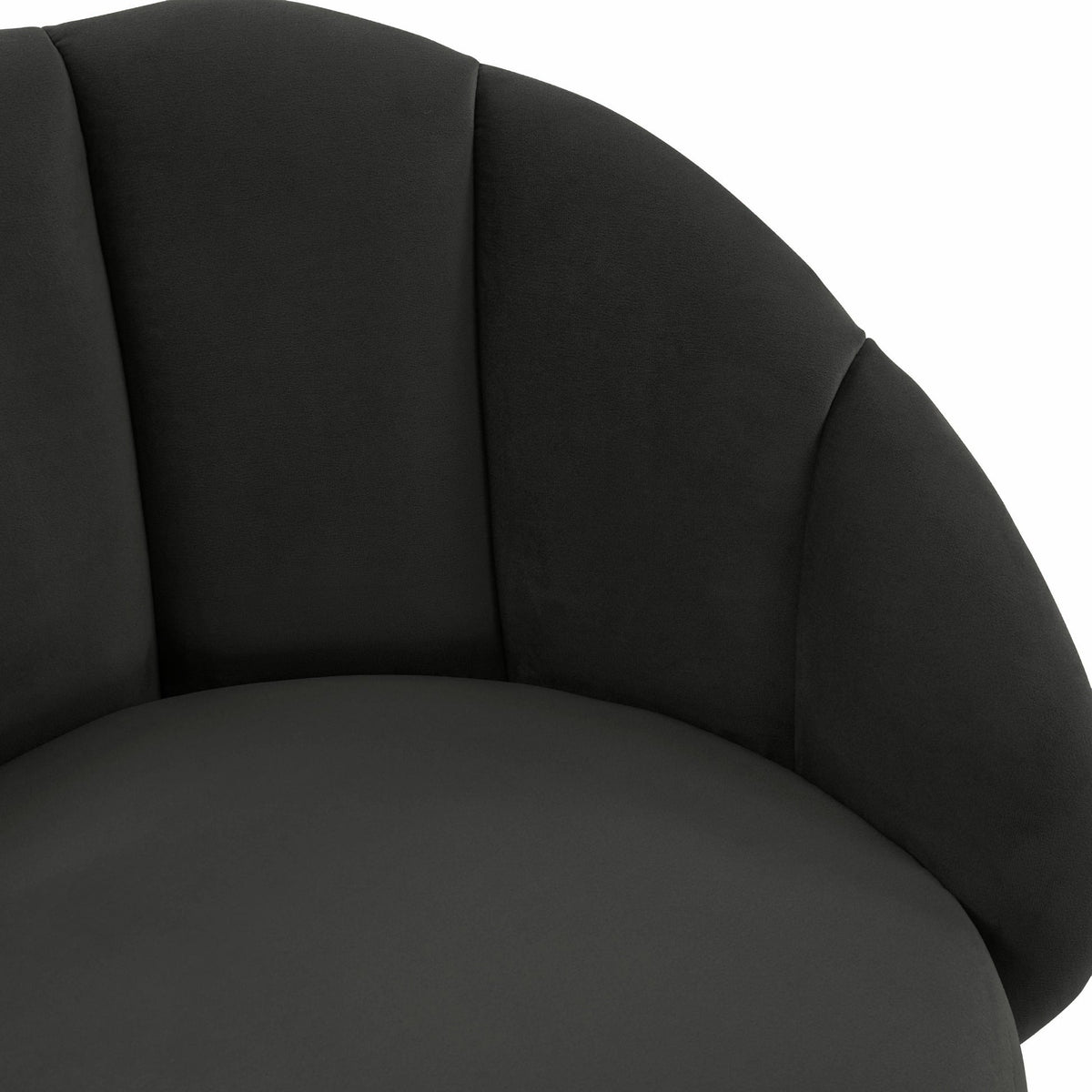 Morant Performance Black Velvet Swivel Bar Stool - Luxury Living Collection