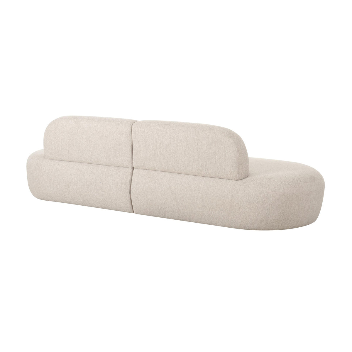 Sofie 94.4" Beige Linen Sofa