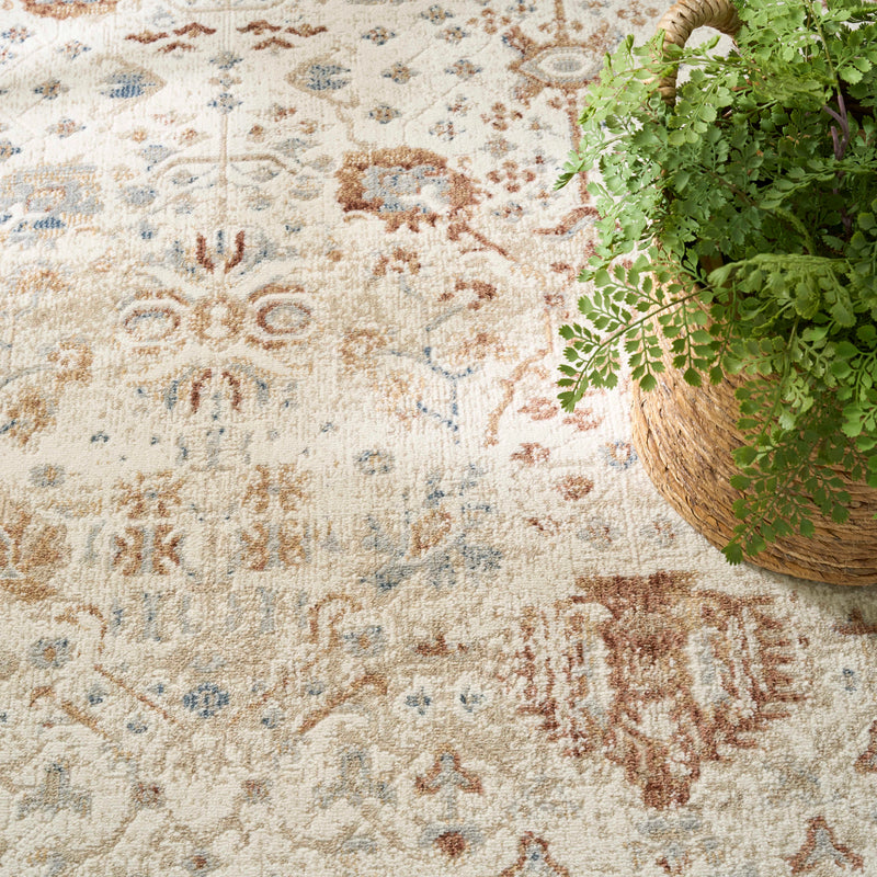 Isabeau Rust Ivory Area Rug