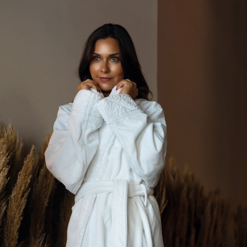 Grand Egoist White Superior Luxury Bath Robe