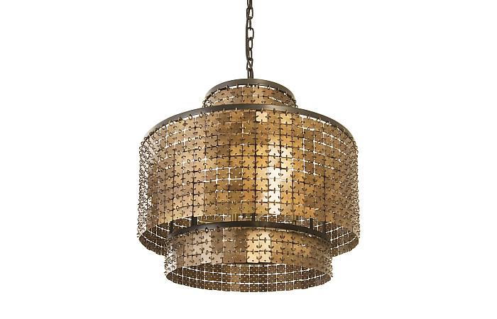 Armor Gold Chandelier