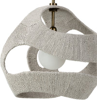 Corsica White & Gold Pendant (3 Sizes Abvailable)