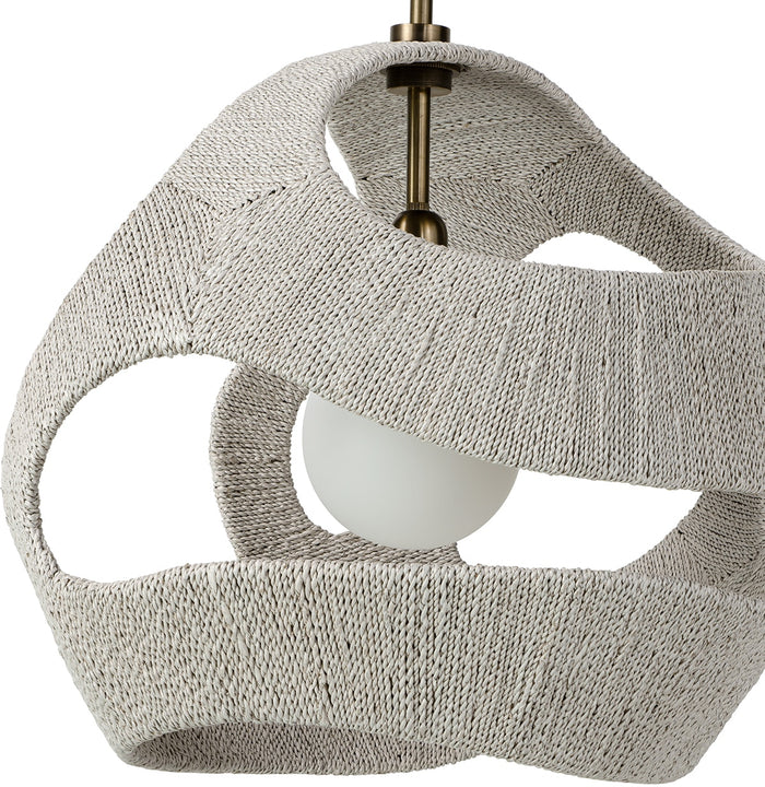 Corsica White & Gold Pendant (3 Sizes Abvailable)