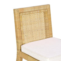 Eden Cream Contract Grade Linen Counter Chair