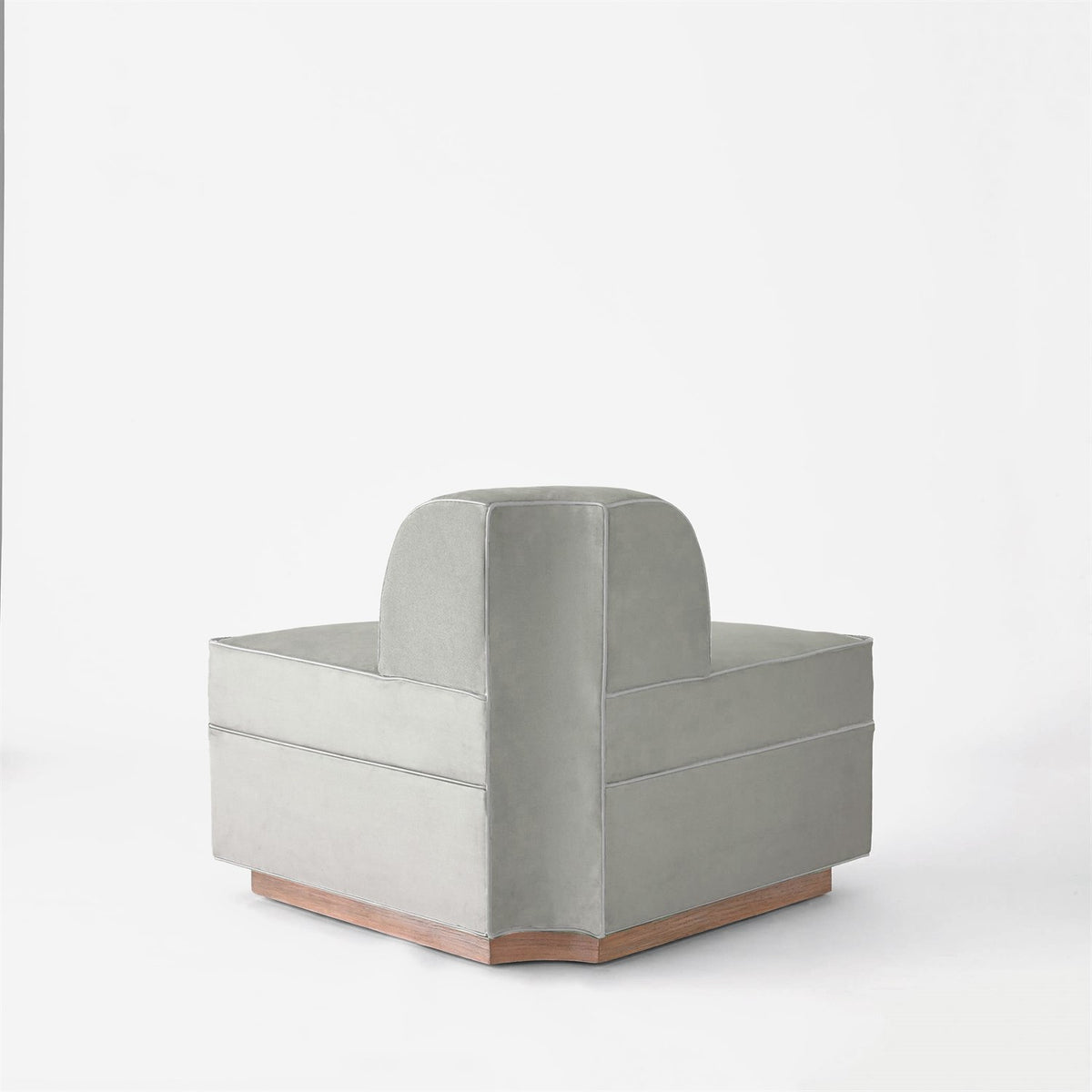 Broadway Grey Rondel (Each Quarter Section)