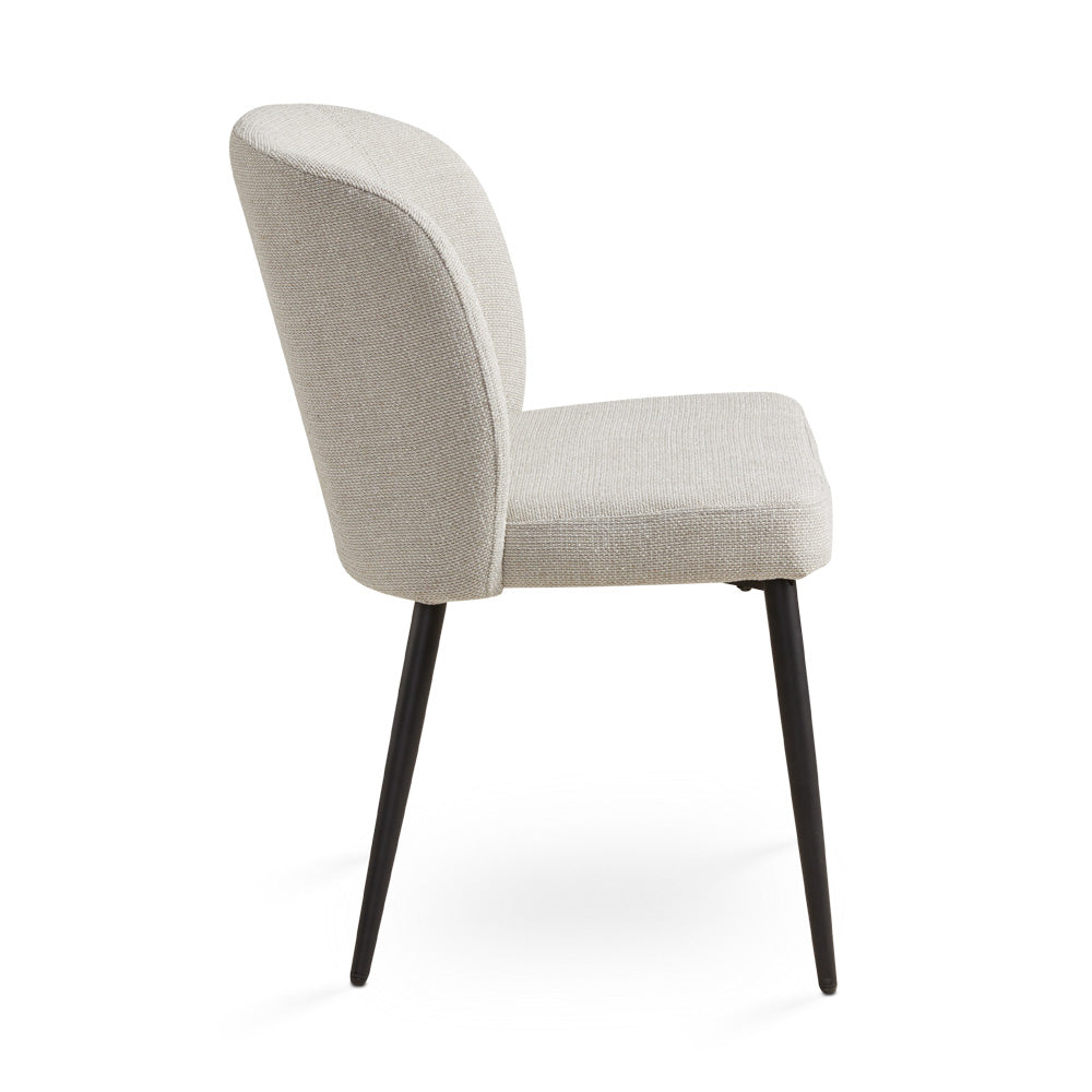 Anita Ivory Linen Dining Chair