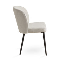 Anita Ivory Linen Dining Chair