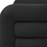 Manee Black Performance Velvet Accent Chair