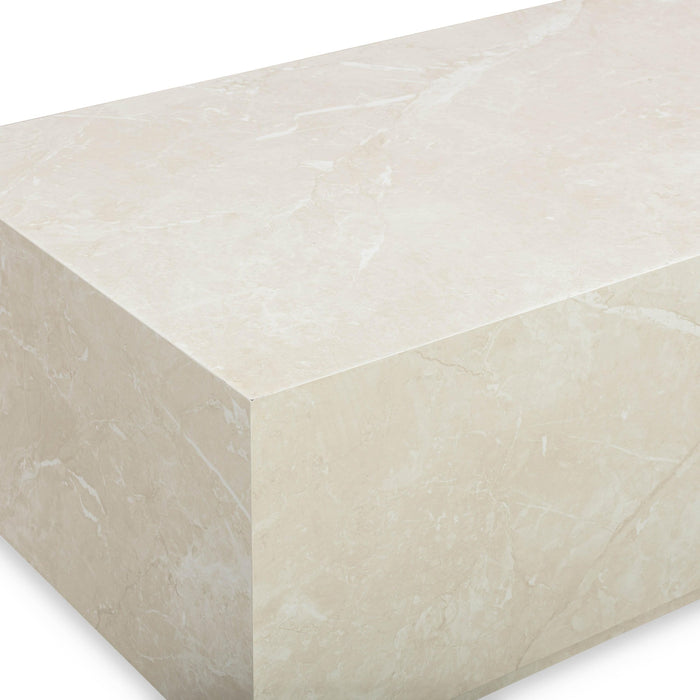 Tye Cream 47" Rectangular Coffee Table