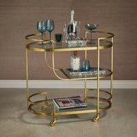 The Claridge Bar Cart - Gold