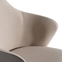 Elowen Modern Beige & Grey Dining Chair