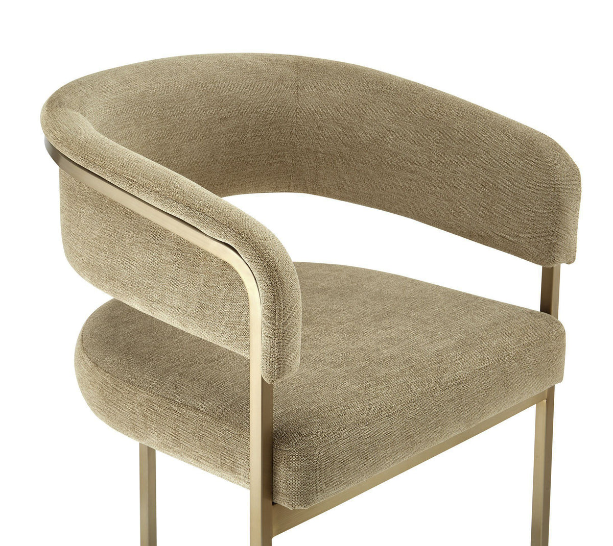 Villa Modern Brown & Gold Counter Chair