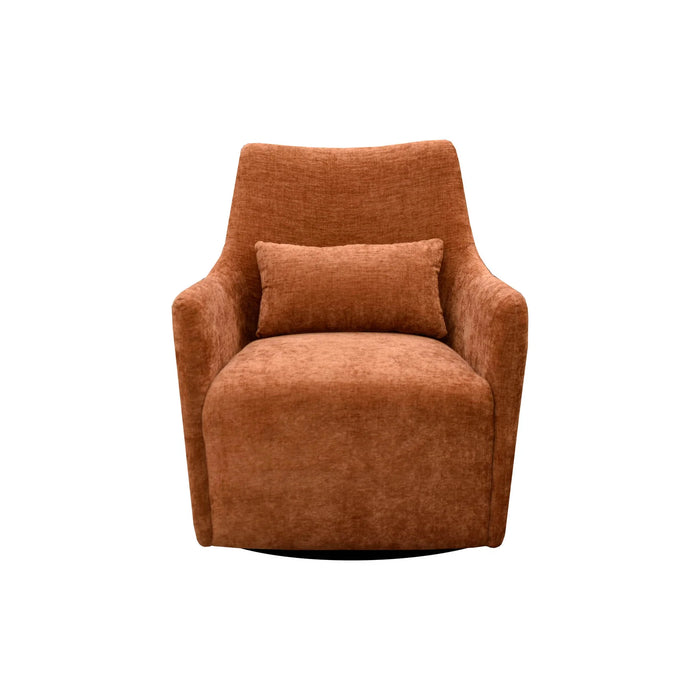 Blye Chenille Swivel Accent Chair