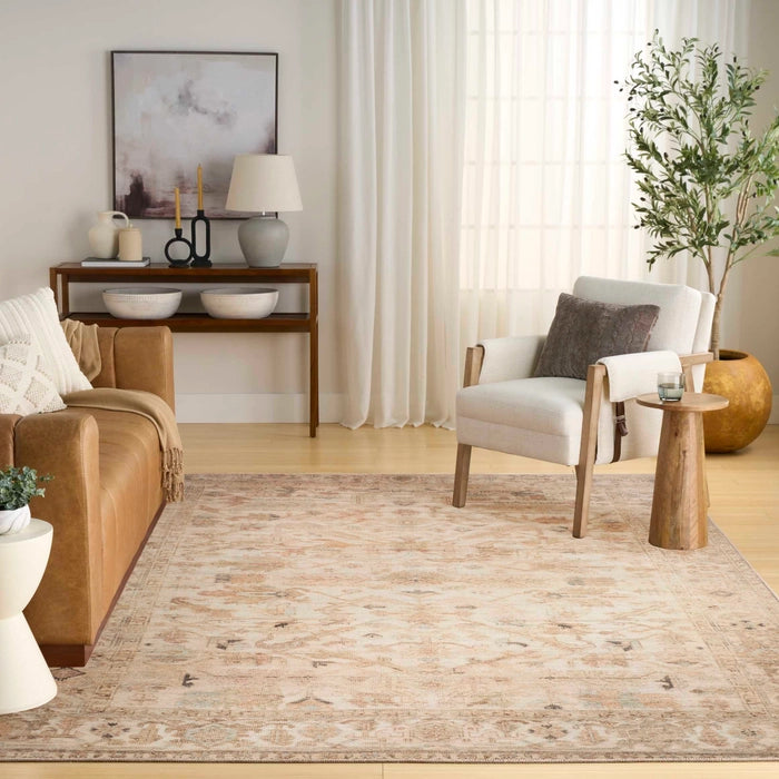 Paris Beige Washable Area Rug