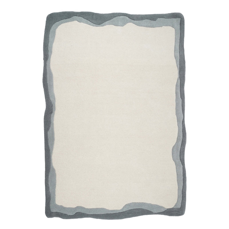 Torrence Curves Grey & Natural Area Rug