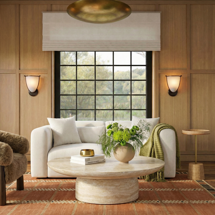 Tereasa 86" Cream Performance Chenille Modular Loveseat