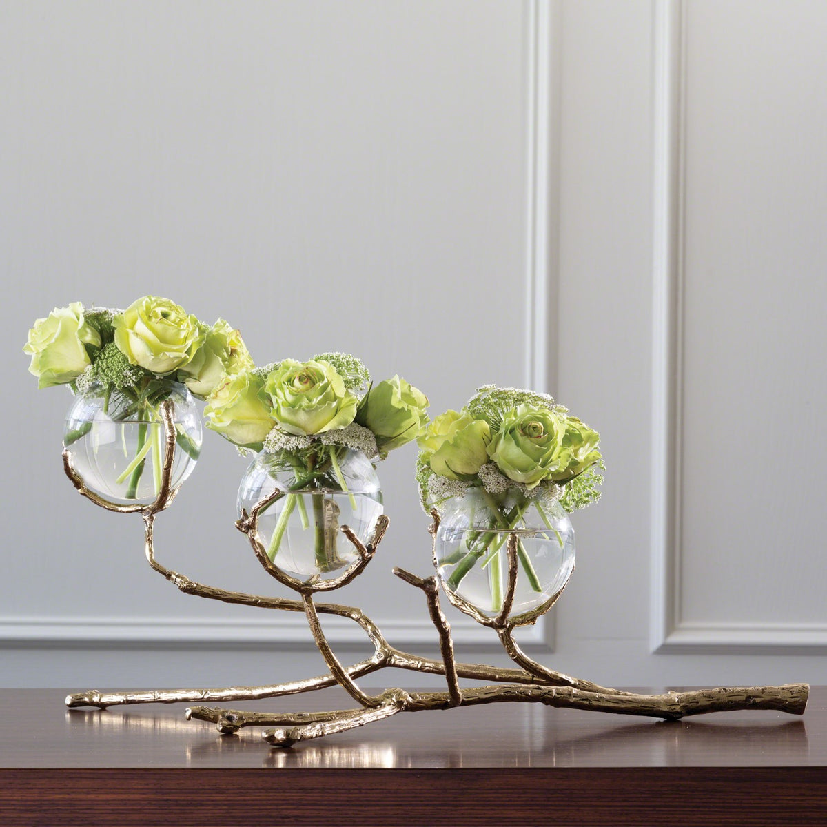 Twig Brass 3 Vase Holder