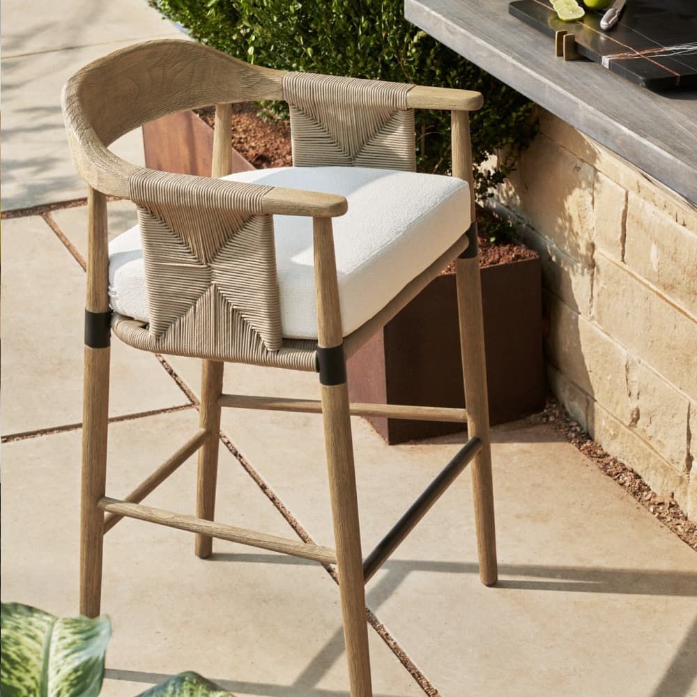 Estes Outdoor Bar Stool